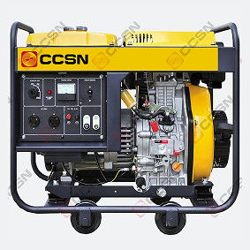 CCSN 5KW/6.25KVA दोहरे ईंधन पोर्टेबल घर खुला फ्रेम प्रकार बैकअप डीजल जनरेटर सेट
