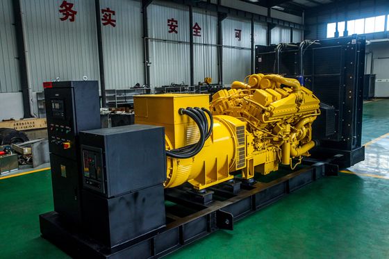 निरंतर विद्युत उत्पादन के लिए 800KW-1500KW गैस जनरेटर सेट