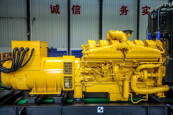 उच्च शक्ति उत्पादन और आसान संचालन के लिए 800KW-1500KW गैस जनरेटर सेट