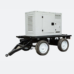 आउटडोर अनुप्रयोगों के लिए 100KW पावर आउटपुट जनरेटर ट्रेलर सेट
