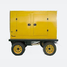 100KW पावर आउटपुट ट्रेलर जनरेटर उच्च शक्ति आउटपुट के लिए सेट