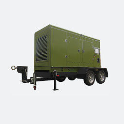 दूरस्थ स्थानों के लिए 100KW पावर आउटपुट ट्रेलर पावर जनरेटर