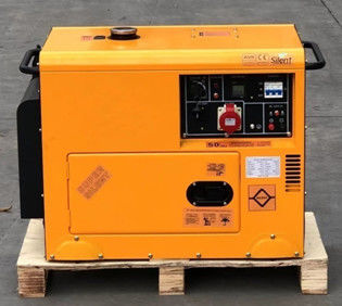 CCSN 6KW/8KVA पोर्टेबल साइलेंट डीजल जनरेटर घरेलू एकल चरण 220V तीन चरण 380V कम शोर शुद्ध तांबा ATS co