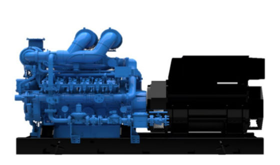 700KW SP700NGB/S प्राकृतिक गैस जनरेटर सेट उच्च कुशल गैस इंजन के साथ साइलेंसिंग क्षमता के साथ औद्योगिक साइलेंसर